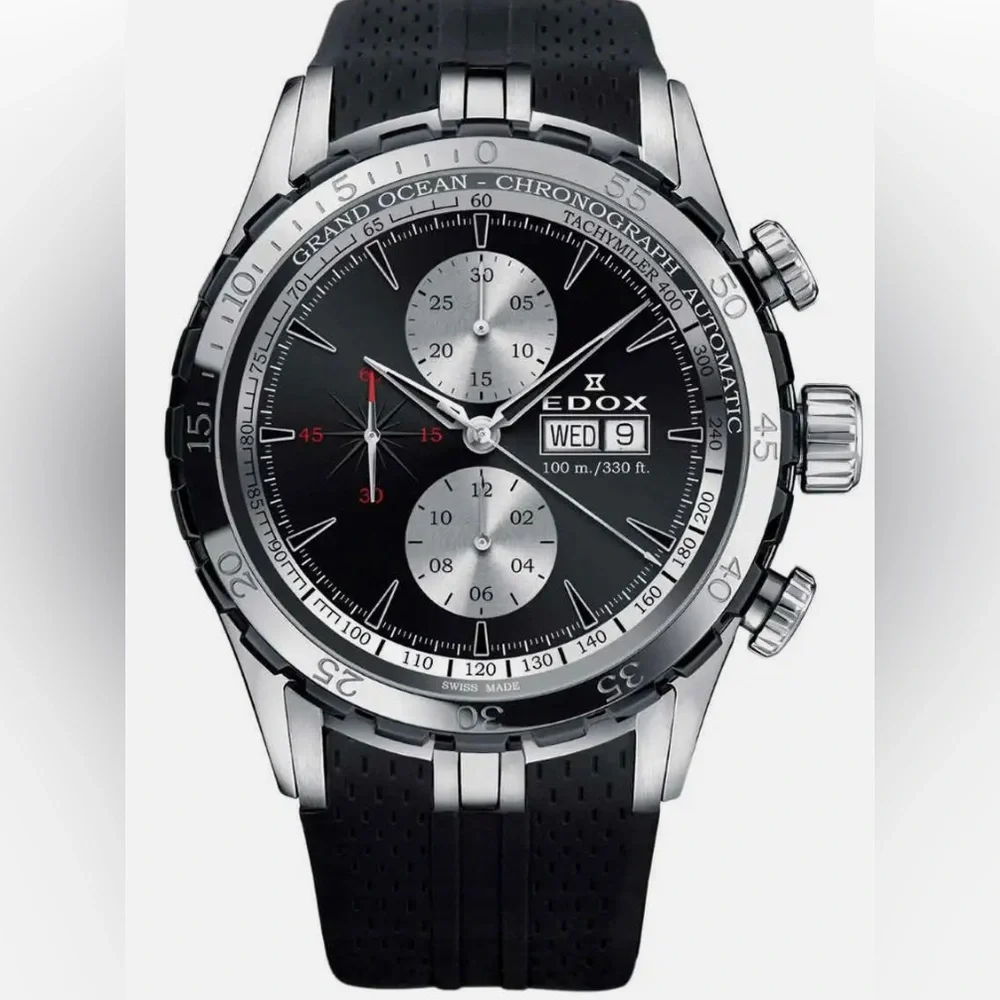 Edox 01121 357NCA NIN Grand Ocean Chronograph Automatic Men’s Watch
